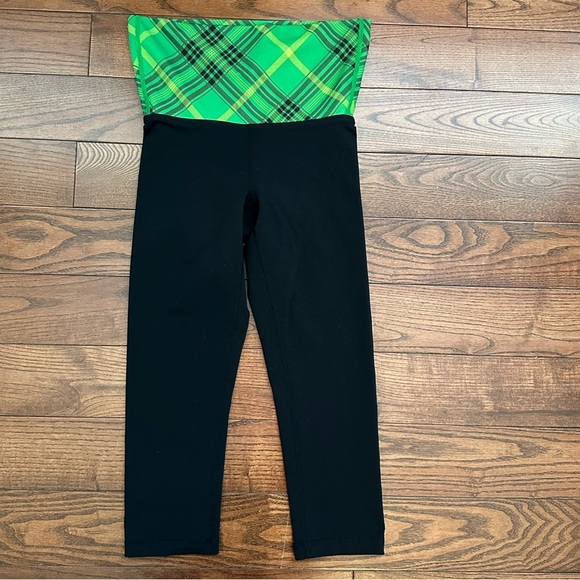 Y2K Original Lululemon Fold Over Waist Cropped Legging - Picture 4 of 6